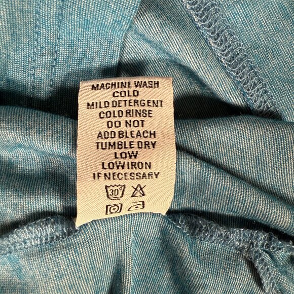 Straight Down Polo Shirt Men Size S Blue Short Sleeve Embroidered Logo Cruz NWT - Picture 10 of 11